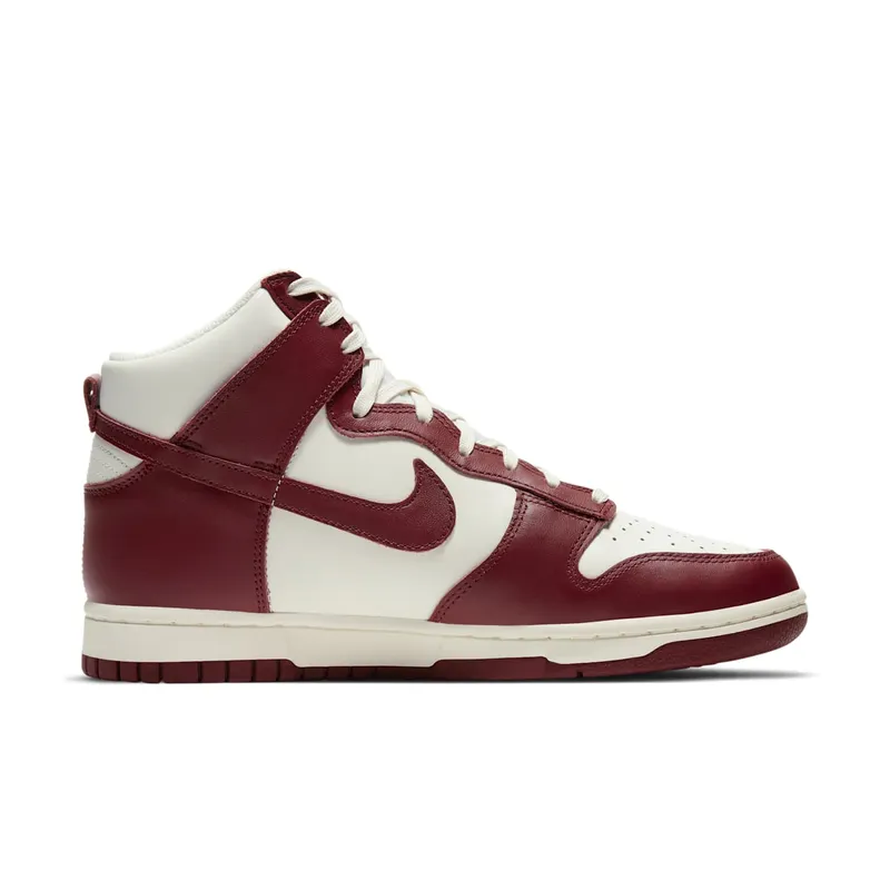 Nike Dunk High Sail Team Red (W) Sail/Team Red-Pale Ivory (DD1869-101)