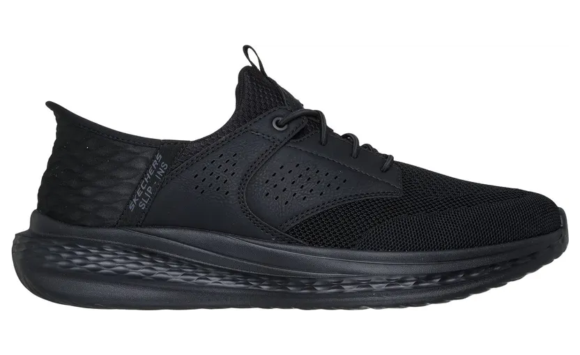 Skechers Slip-ins Relaxed Fit: Slade “Caster Sneaker Black” (210889BBK)
