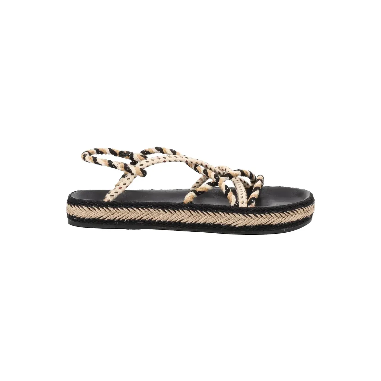 Isabel Marant Sandalen mit Flechtmuster “Black” (SD0276FAD1B07S)