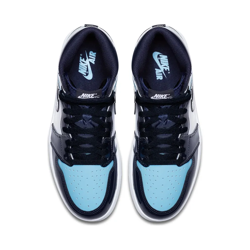 Jordan 1 Retro High UNC Patent (W) Obsidian/Blue Chill-White (CD0461-401)