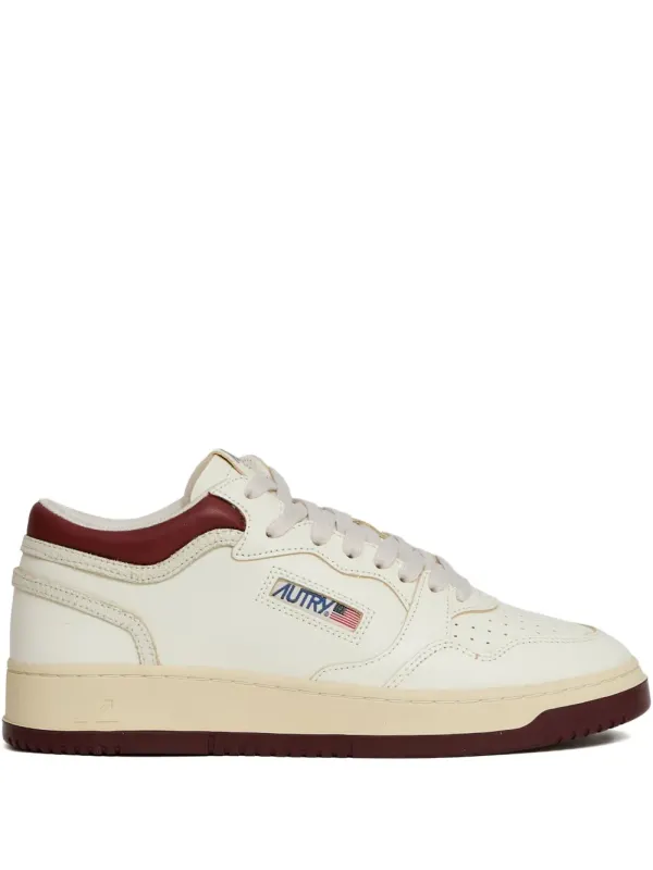 Autry Med-Way Mid leren – Beige (MYMMEK03)
