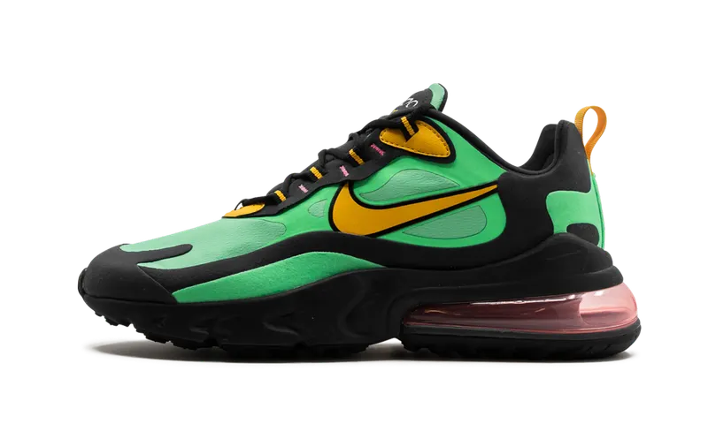 Nike Air Max 270 React Electro Green Yellow Ochre Obsidian Electro Green/Yellow Ochre-Obsidian (AO4971-300)