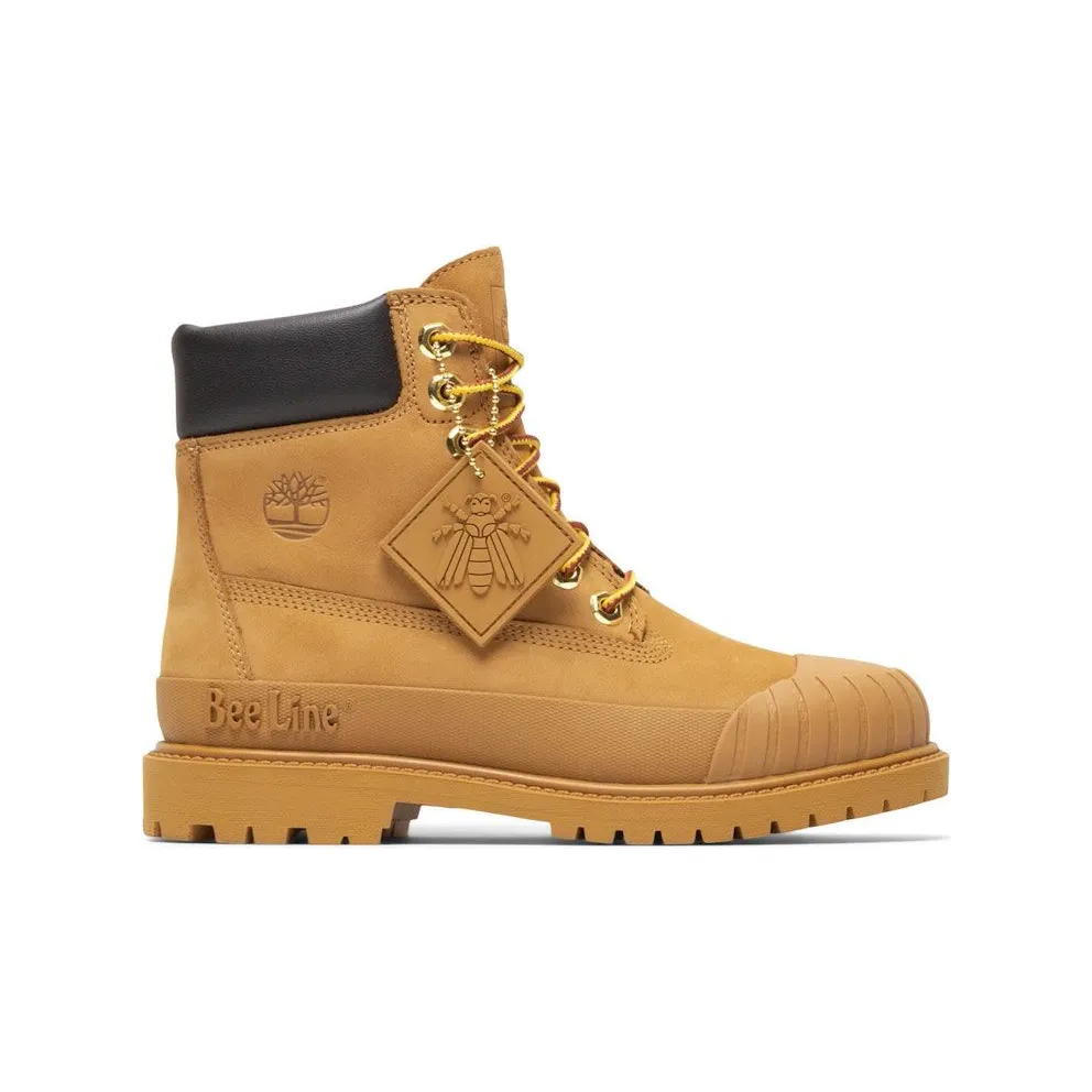 Timberland 6″ Boot Premium Bee Line Rubber Toe WP Wheat Nubuck (TB0A5ZQQ231)