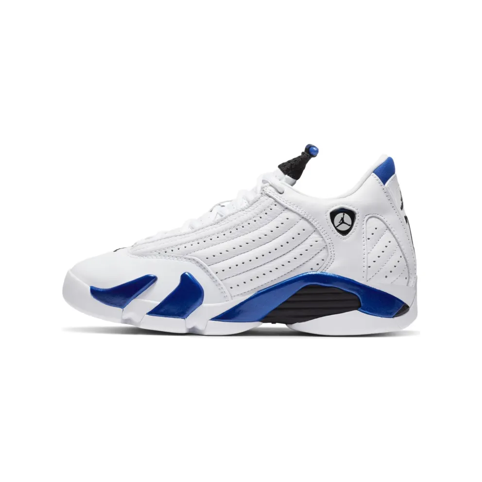 Jordan 14 Retro White Hyper Royal (GS) White/Black-Hyper Royal (487524-104)