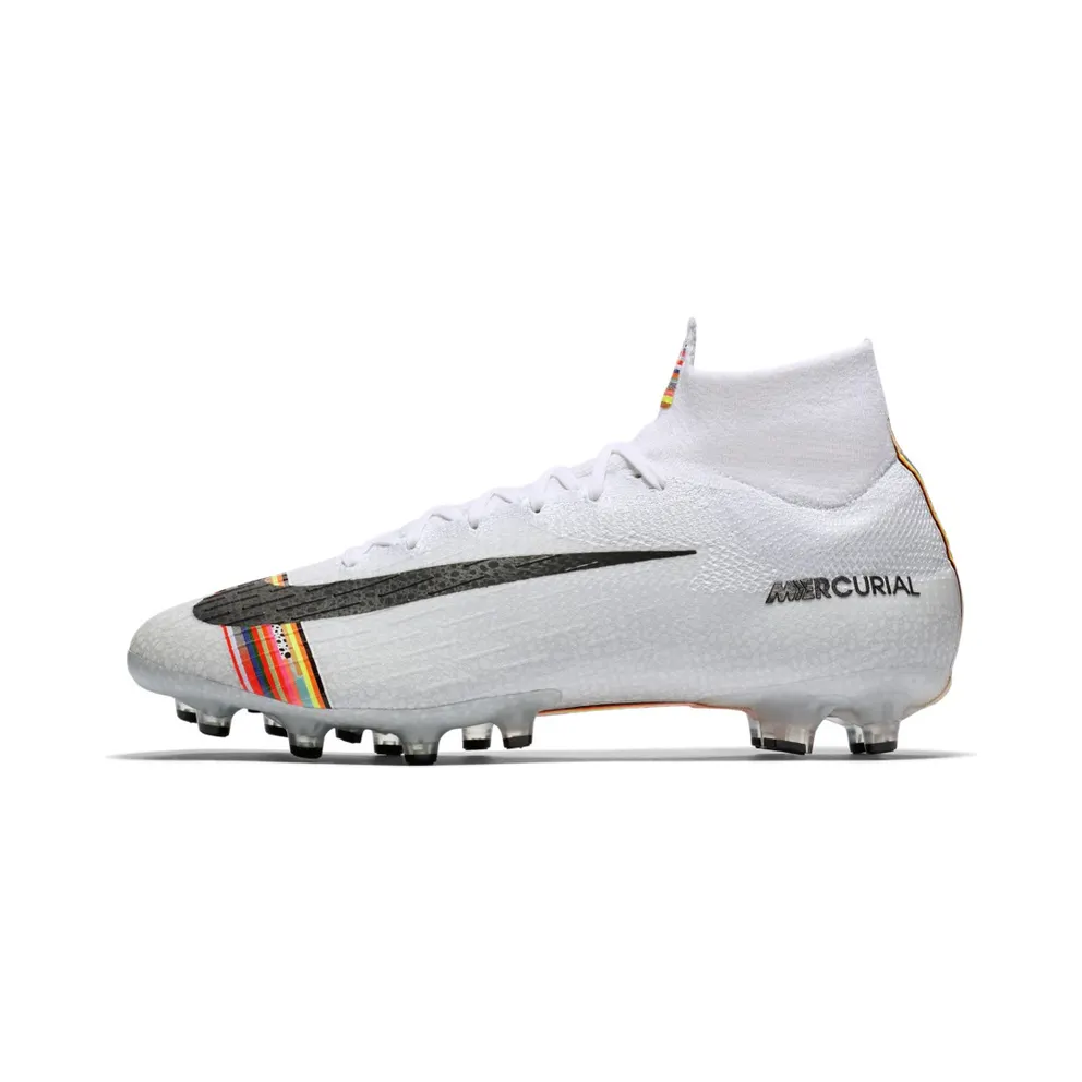 Nike Mercurial Superfly 6 Elite AG Pro White Black White/Black-Pure Platinum (AJ3546-109)