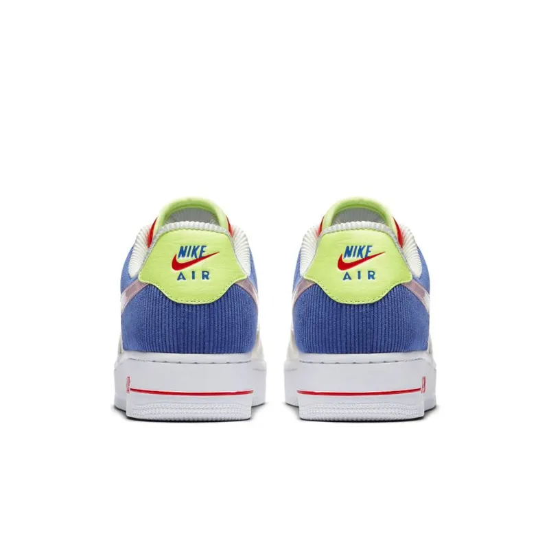 Nike Air Force 1 Low Corduroy (W) Sail/Arctic Pink-Racer Blue (AQ4139-101)