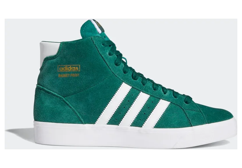 adidas Basket Profi Collegiate Green / Cloud White / Gold Metallic (FW4513)