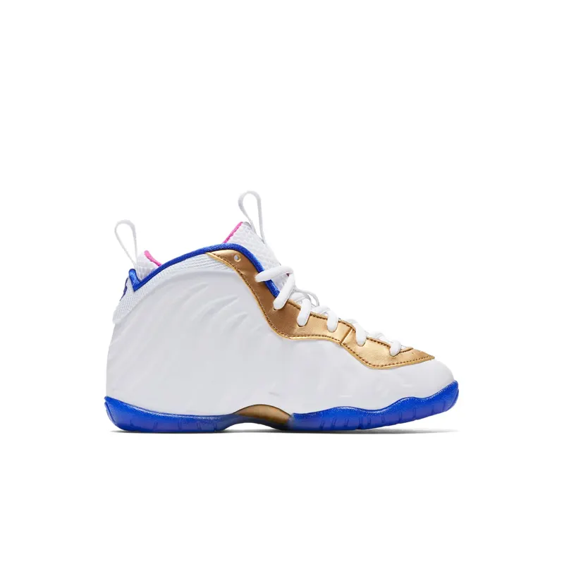 Nike Air Foamposite One Peanut Butter & Jelly (PS) White/Fuchsia Blast-Racer Blue (723946-103)