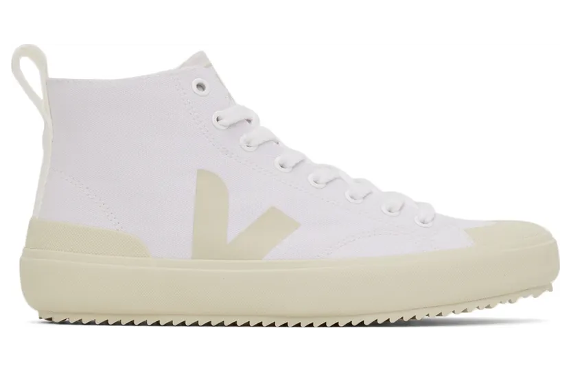 Veja White & Off-White Canvas Nova High-Top Sneakers (NT0102348)