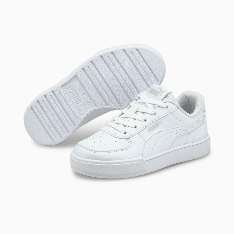 PUMA Caven Kids’ White/Gray Violet (382057-01)