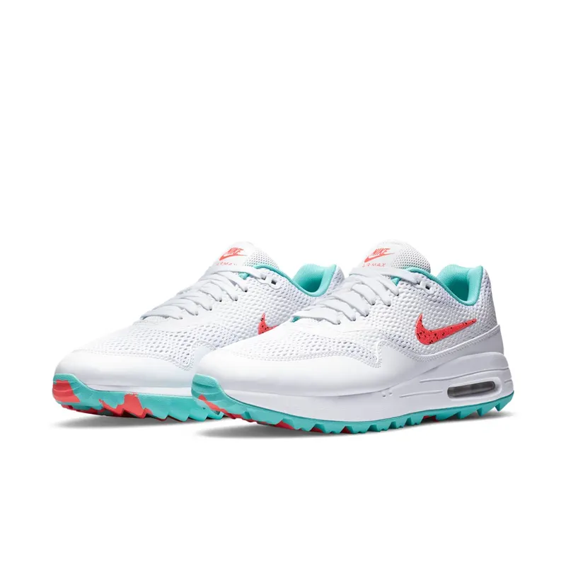 Nike Air Max 1 Golf Watermelon White/Hot Punch-Aurora Green (CI7576-103)