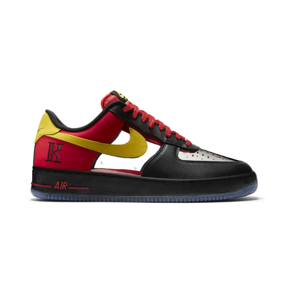 Nike Air Force 1 Low Kyrie Irving Black Red Black/Tour Yellow-University Red (687843-001)