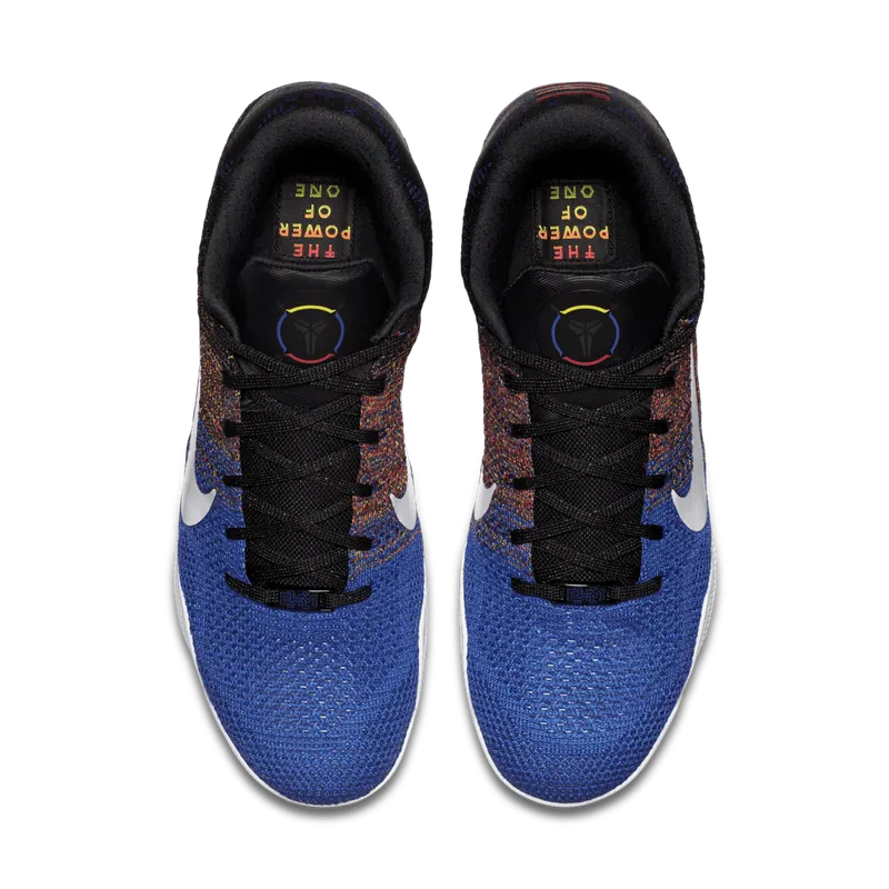 Nike Kobe 11 Elite Low BHM (2016) Multi-Color/White-Game Royal (822522-914)