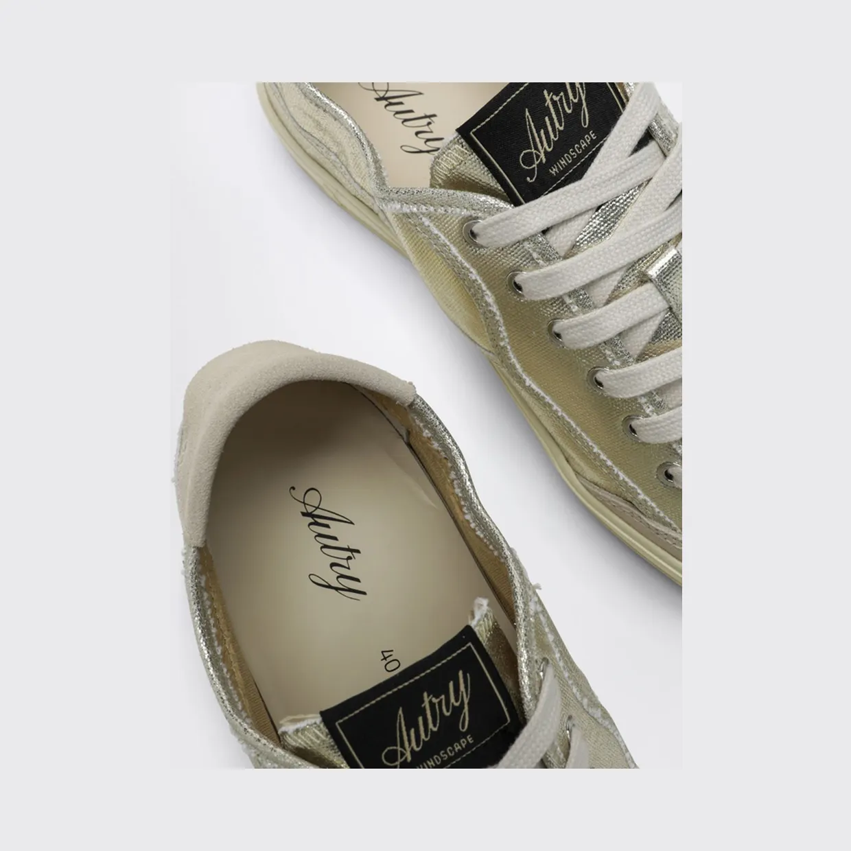 Autry Laminated Leather Windscape Sneakers Platinum (SCLWCU08) (3)