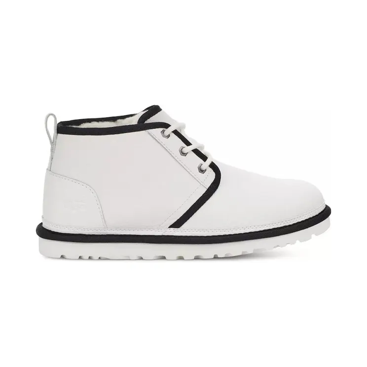 UGG Neumel Leather Boot White Black (1133777-WBLT)