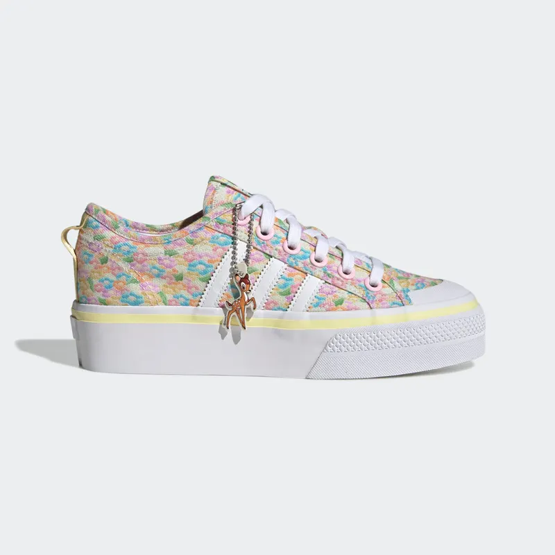 adidas Disney Nizza Platform Clear Pink / Cloud White / Calvi (GV7943)