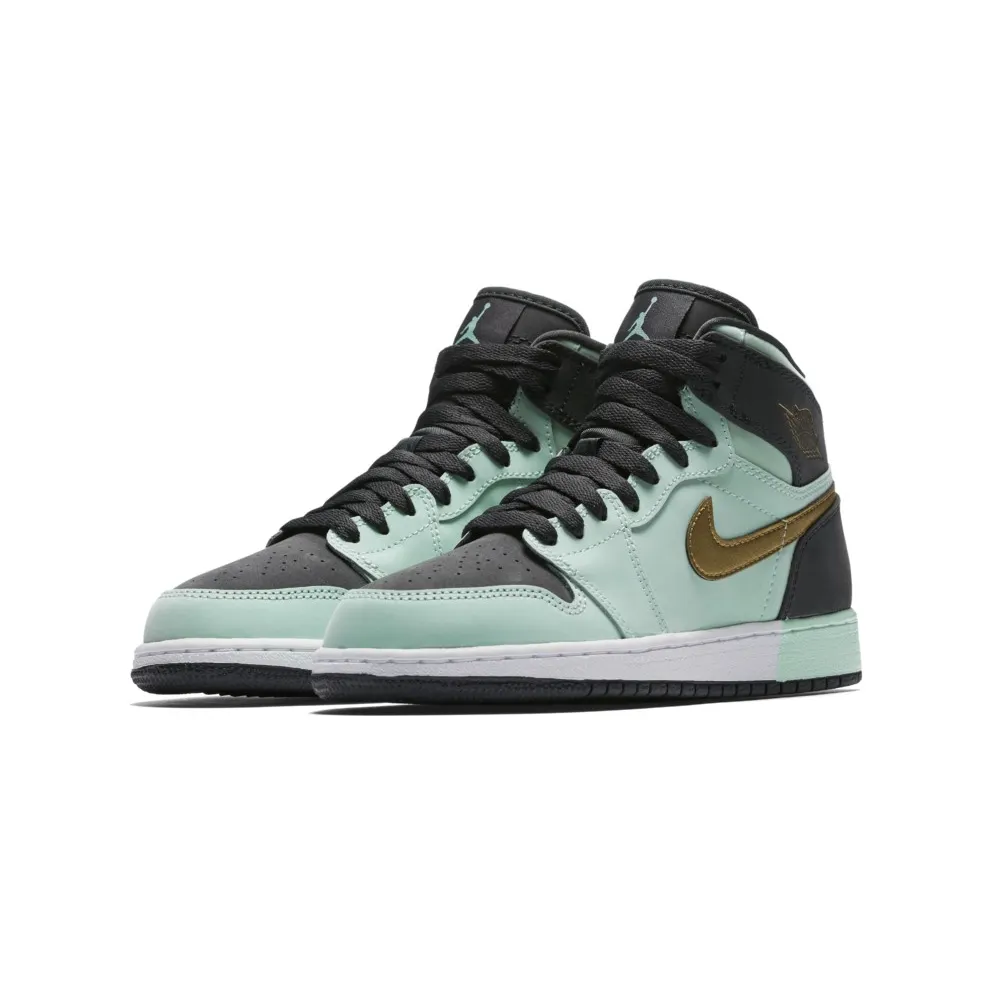 Jordan 1 Retro High Mint Foam Anthracite Metallic Gold (GS) Mint Foam/Anthracite-White-Metallic Gold (332148-300)