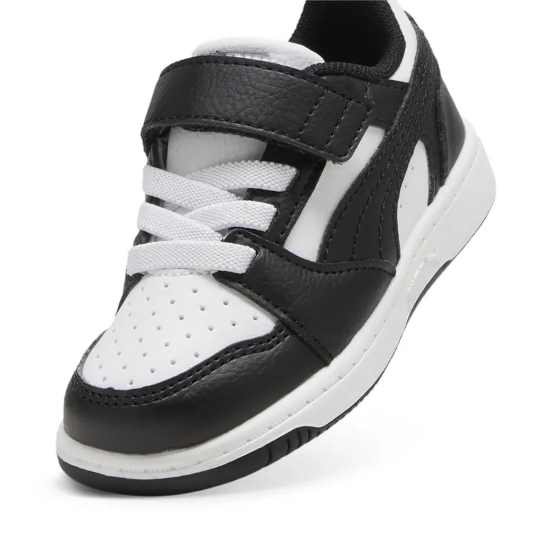 Puma Rebound v6 Lo “Puma White / Puma Black” (397420_01)