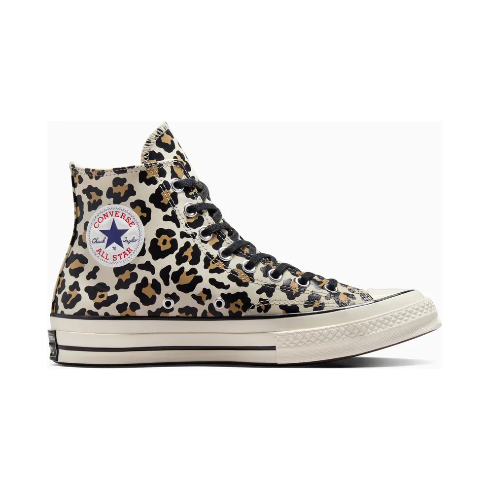 Converse Chuck 70 Glow-In-The-Dark Leopard Print Egret/Light Fawn/Black (A13436C)