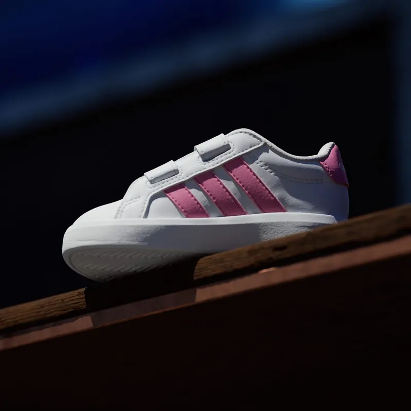 Adidas Grand Court 3.0 Peuters Cloud White / Bliss Pink / Bliss Pink (JP9376)