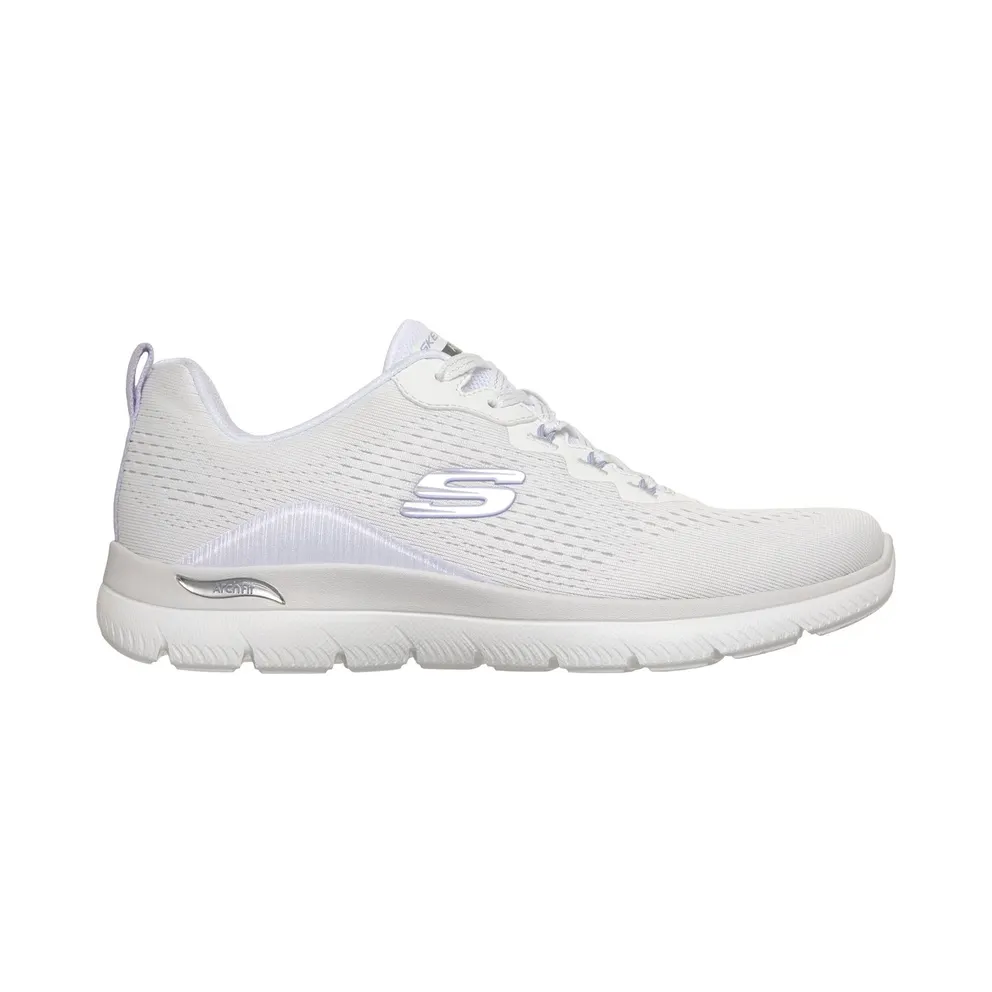 Skechers Arch Fit Summits – Daily Flow Sneaker White/Lavendel