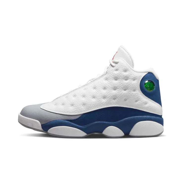 Air Jordan 13 “White / French Blue / Light Steel Grey / Fire Red” (414571-164)