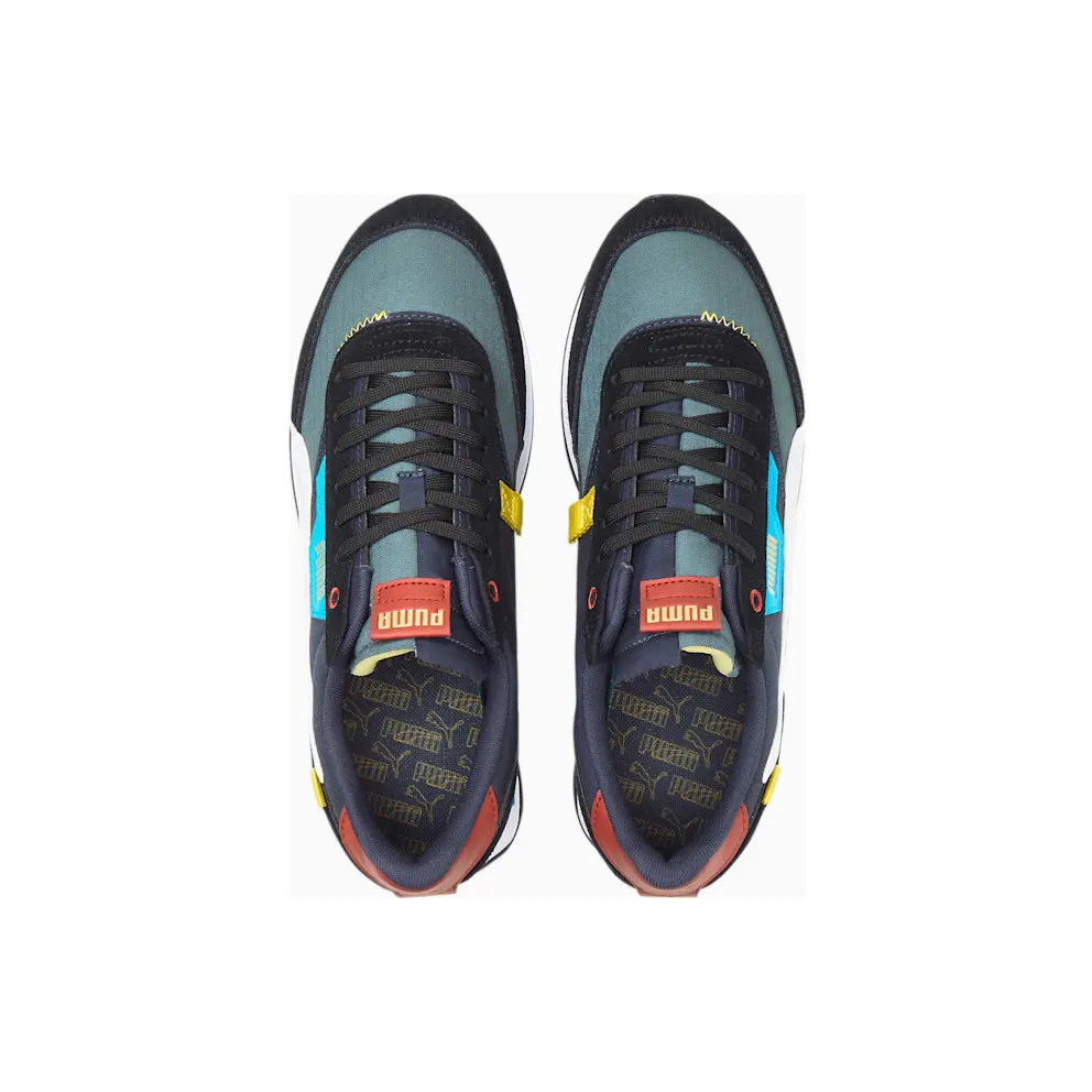 Women’s PUMA Future Rider Displaced Dark Slate/White (383148-01)