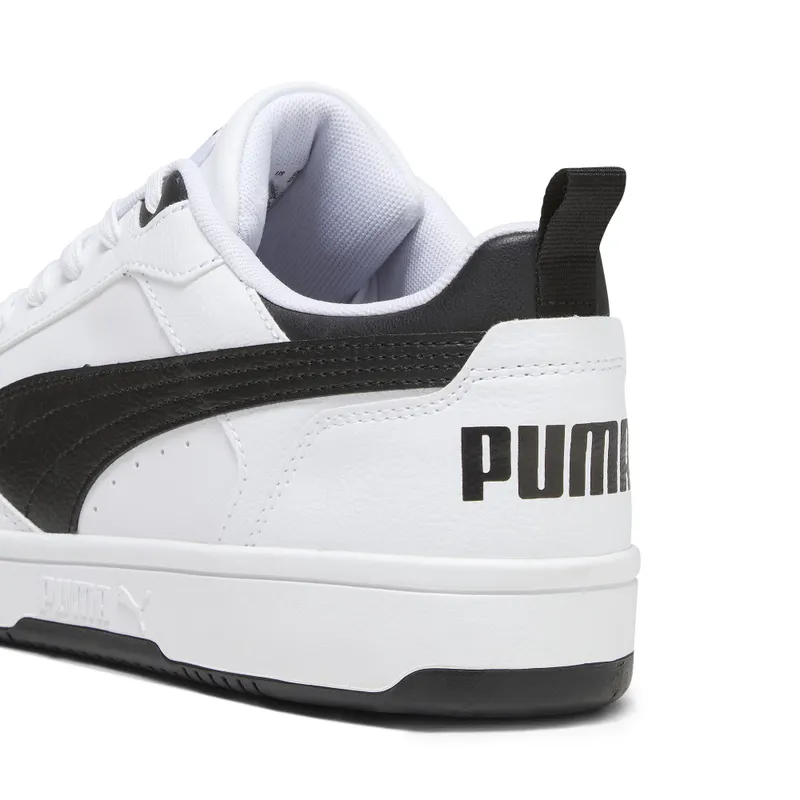 Puma Rebound V6 Low “Puma White / Puma Black / Puma Black” (392328_02)