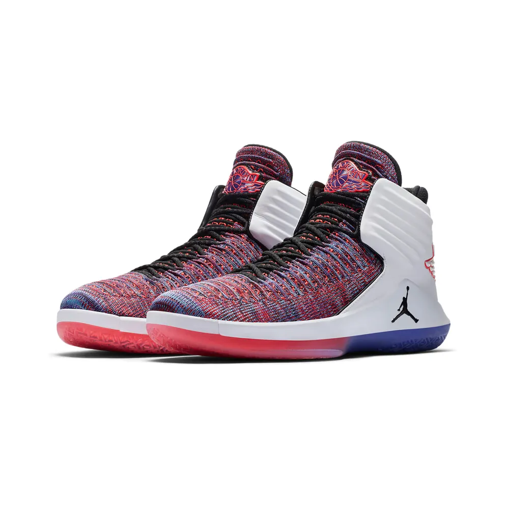 Jordan XXXII Finale White/Black-Court Purple-University Blue (AA1253-105)