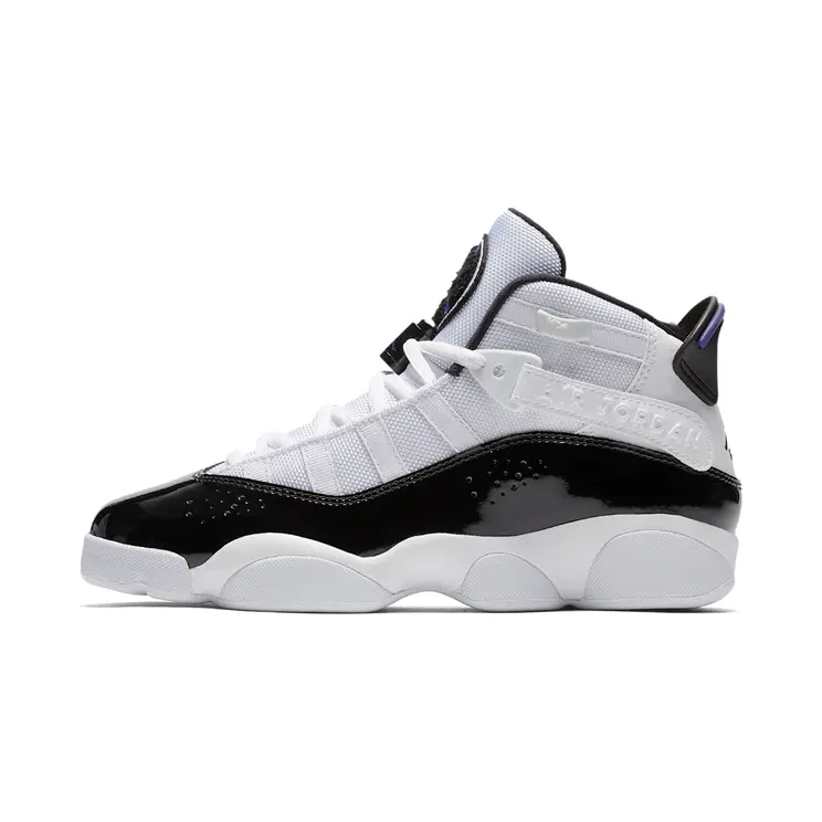 Jordan 6 Rings “White / Dark Concord / Clear / Black” (323419-104)