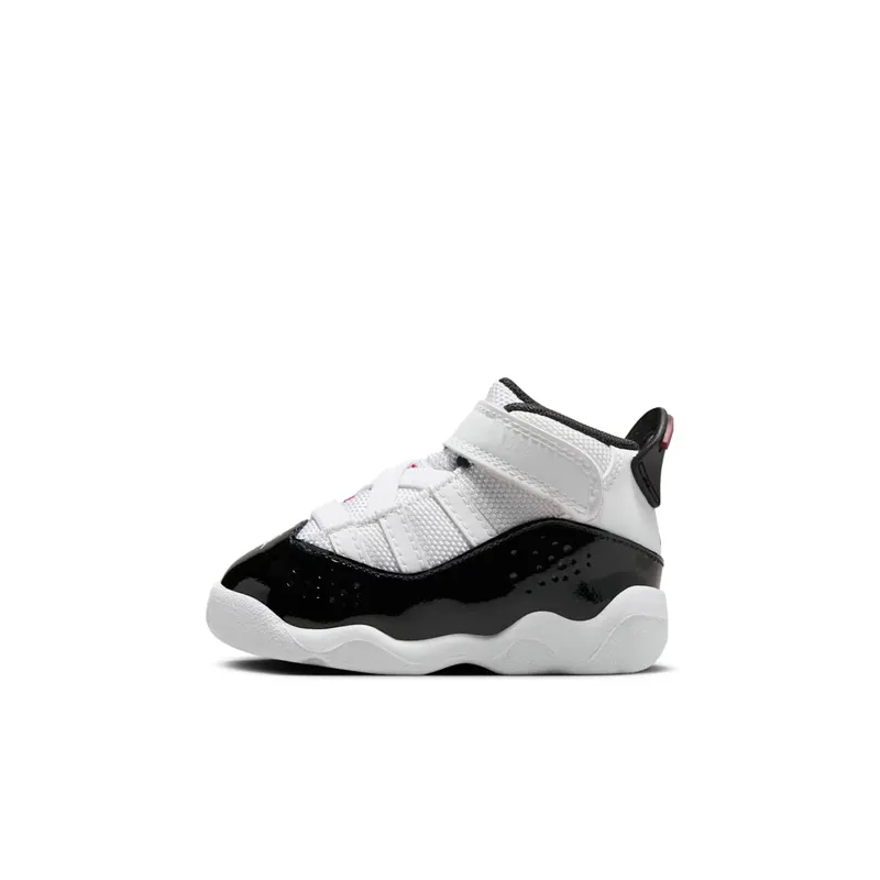 Jordan 6 Rings TD “White Varsity Red Black” (323420-164)