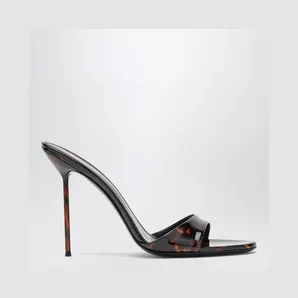Paris Texas Lidia 105 patent leather mules in Tortoise PX836XPTVN/T_PATEX-TO_500-41