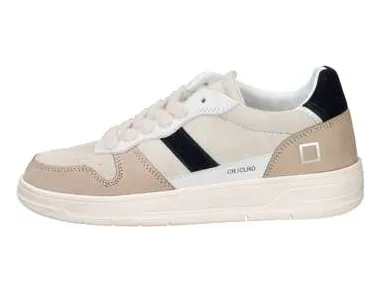 D.A.T.E. Sneakers mit Wildledereinsätzen – Rosa (W431C2COIV)