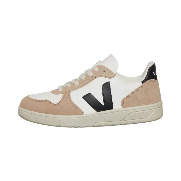 Veja V-10 Extra White / Black / Sahara (VX0503138B)