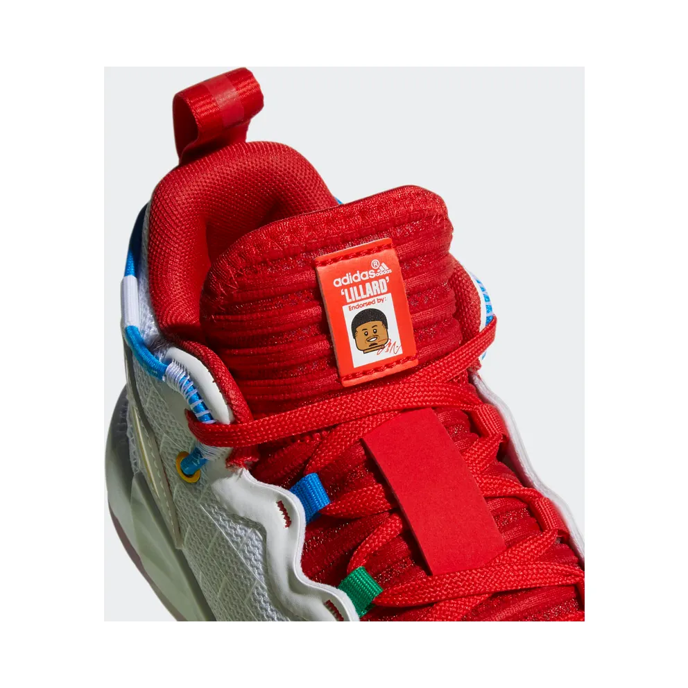 adidas Dame ExtPly 7 x LEGO® Cloud White / Cloud White / Vivid Red (S42806)
