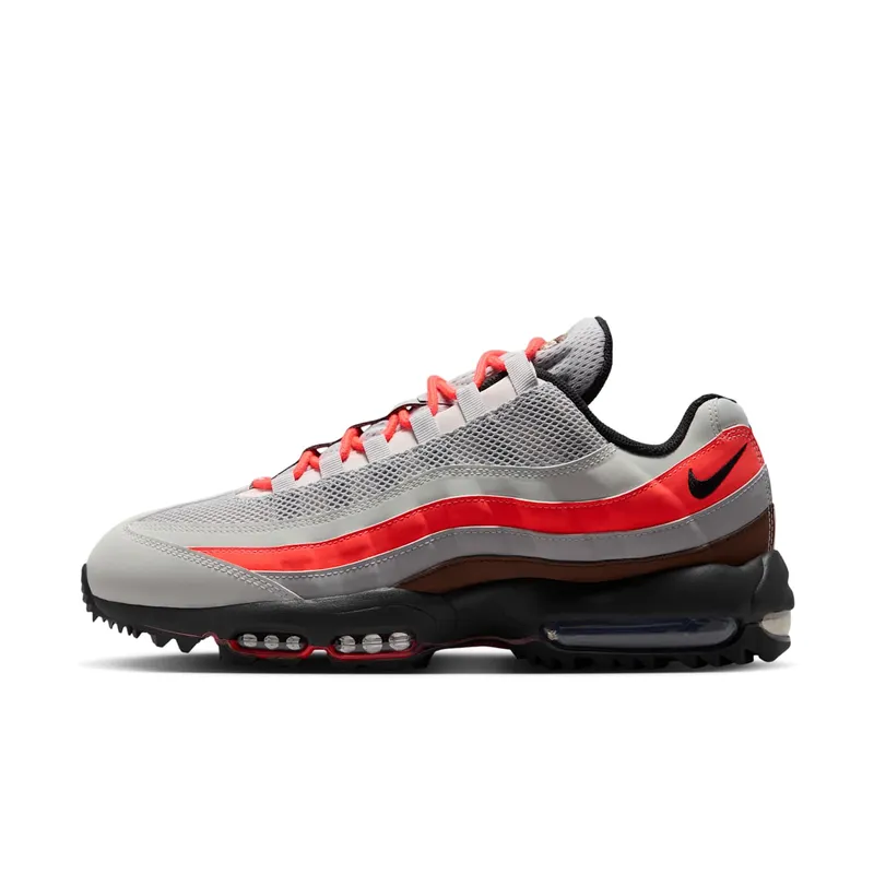 Nike Air Max 95 Golf – “Light Silver / Light Smoke Grey / Bright Crimson / Black” (HV4696-003)
