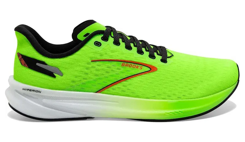 Brooks Hyperion Green Gecko Red Orange White (110407-1D-308)
