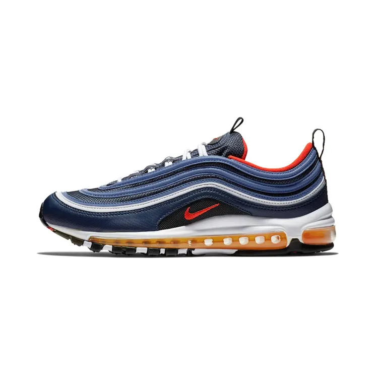 Nike Air Max 97 “Midnight Navy / Black / White / Habanero Red” (921826-403)