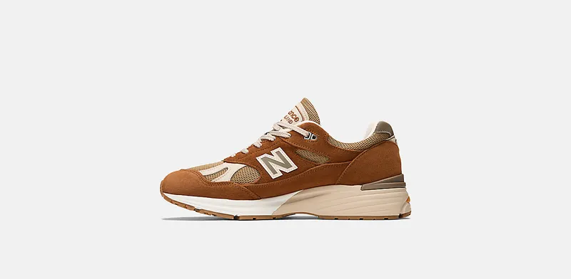New Balance 991v2 MiUK Caramel Cafe (U991GB2)