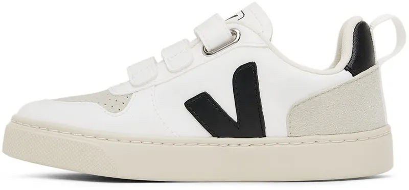 VEJA Kids Black & White V-10 (CV0702565C)