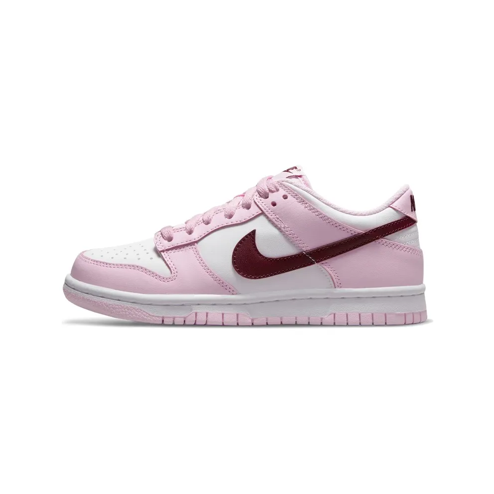 Nike Dunk Low Pink Red White (PS) GS (CW1590-601)