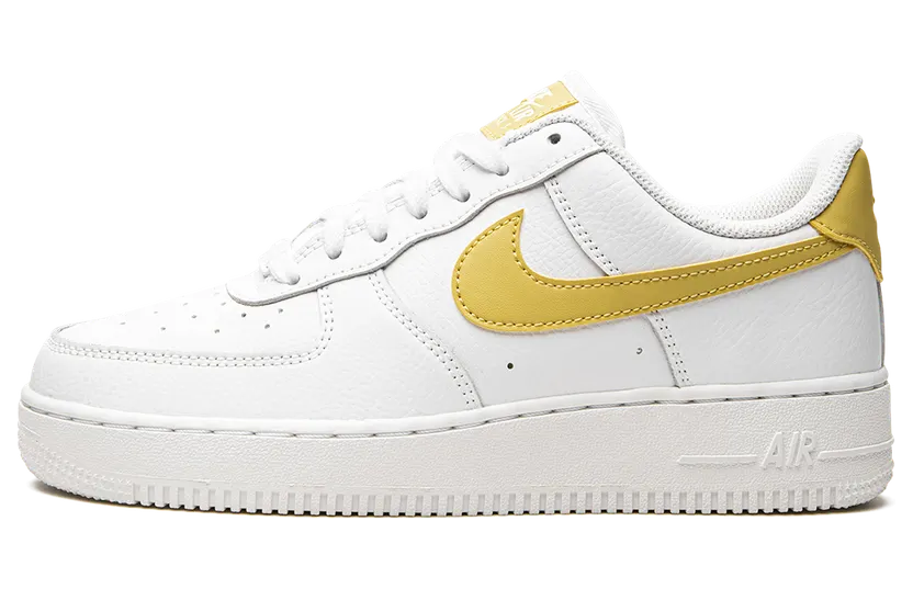 Nike Air Force 1 ’07 White Saturn Gold White White (W) (315115-170)