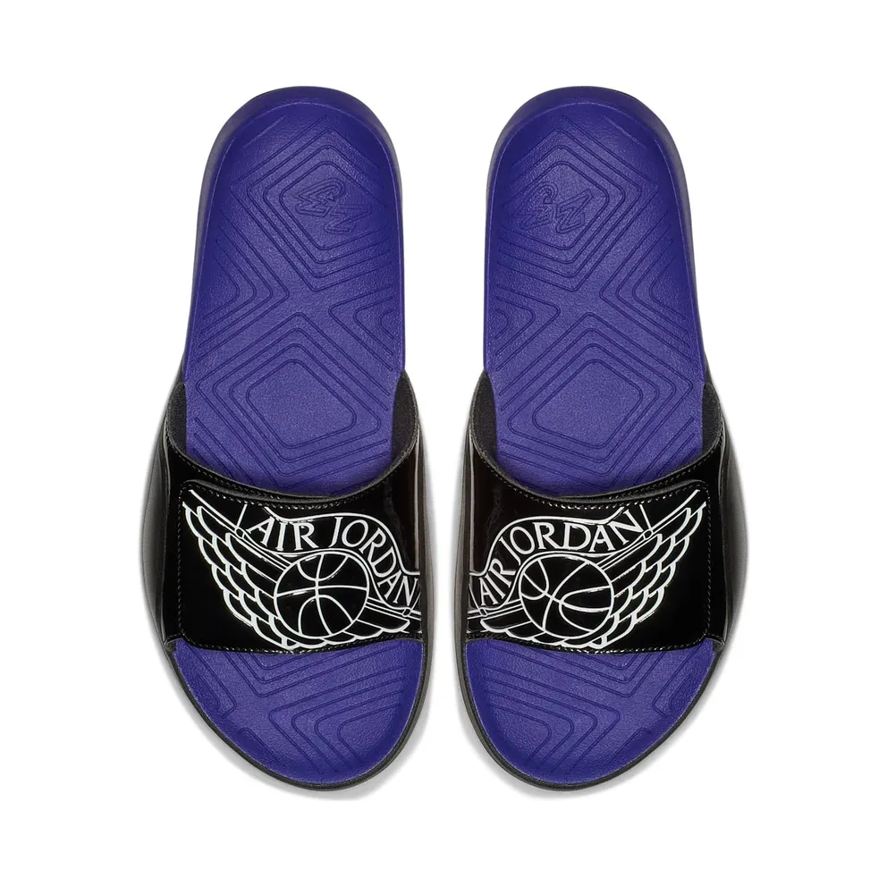 Jordan Hydro 7 Black Concord Black/White-Dark Concord (AA2517-005)