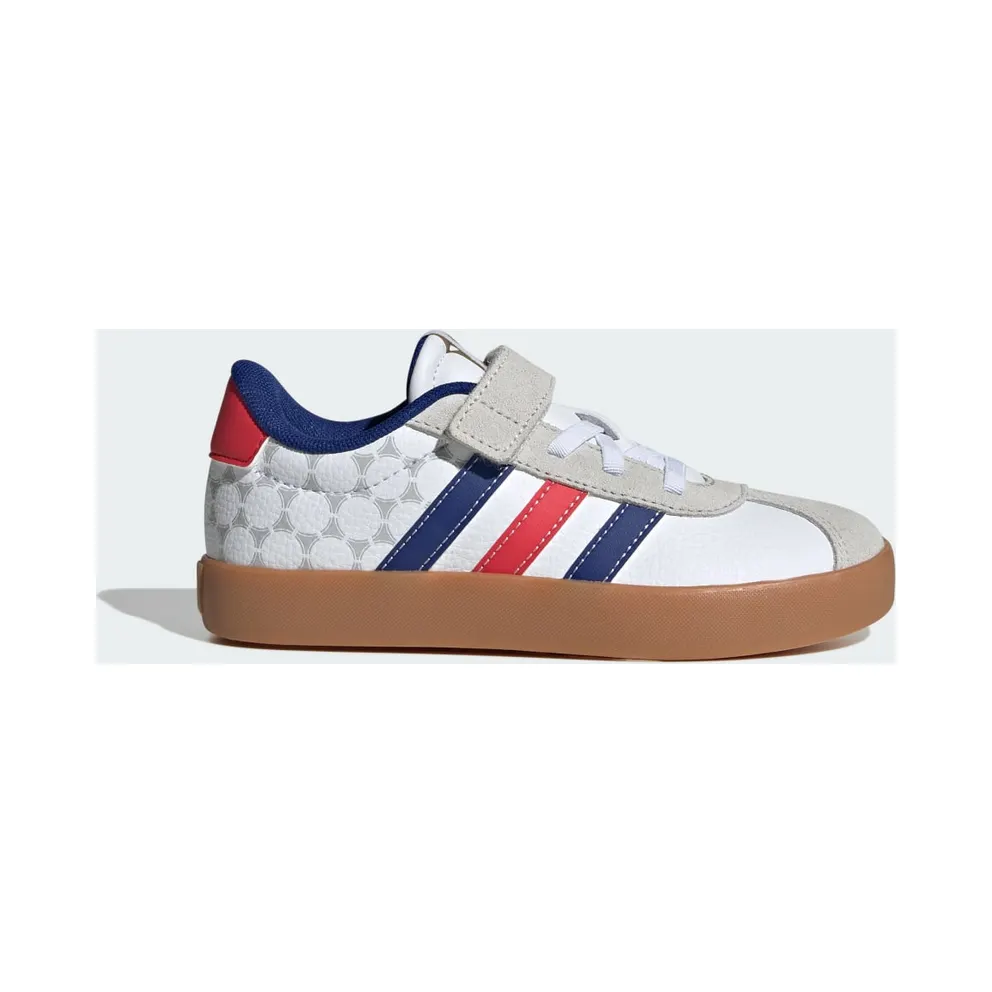 Adidas VL Court 3.0 Kids Cloud White / Pure Ruby / Mystery Ink (KI5707)