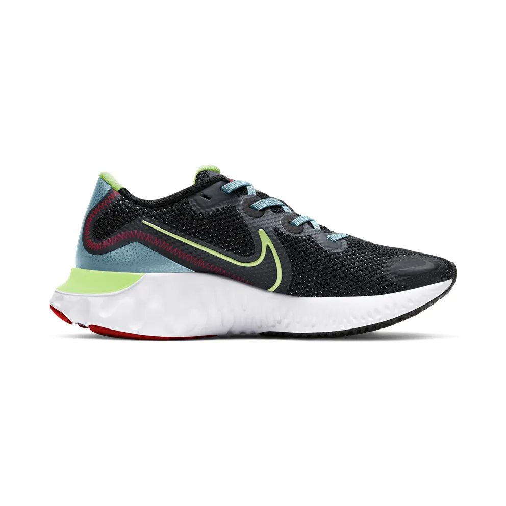 Nike Renew Run “Black / Glacier Ice / Bright Crimson / Barely Volt” (CK6360-009)