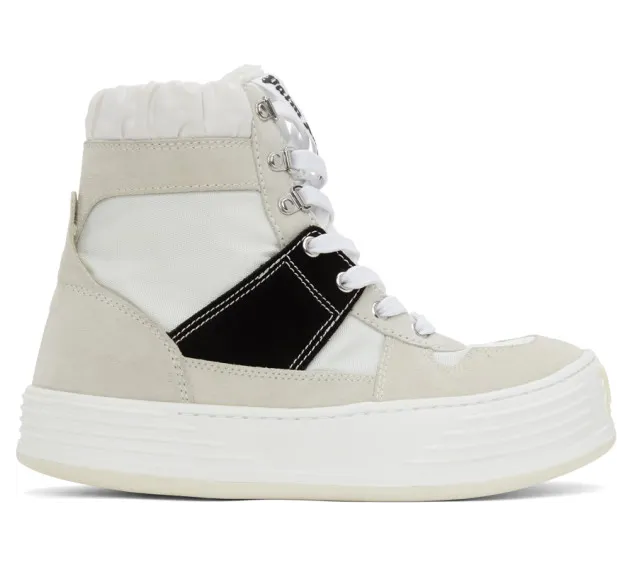 Palm Angels Off-White Snow High-Top Sneakers (PMIA052F20FAB0010110)