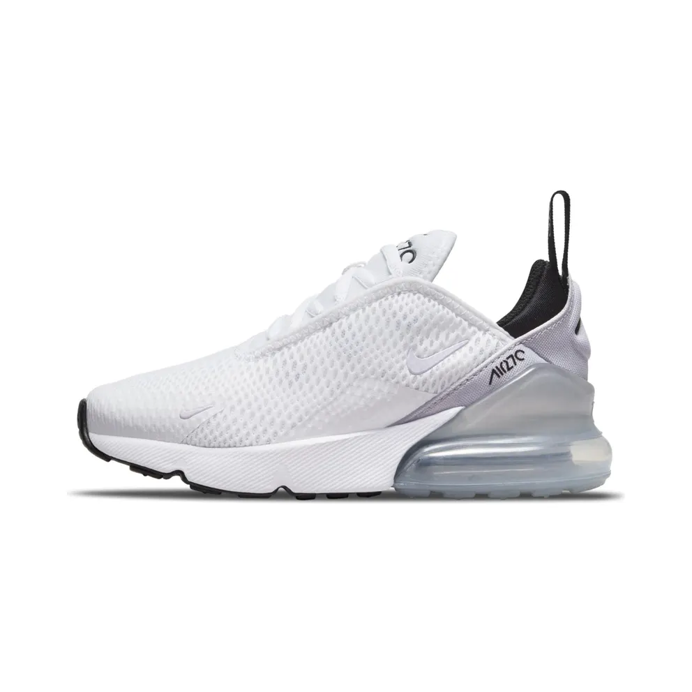 Nike Air Max 270 “White / Black / Metallic Silver / Pure Violet” (AO2372-159)