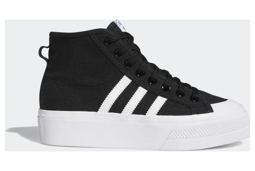 adidas Nizza Platform Mid Core Black / Cloud White / Cloud White (FY2783)