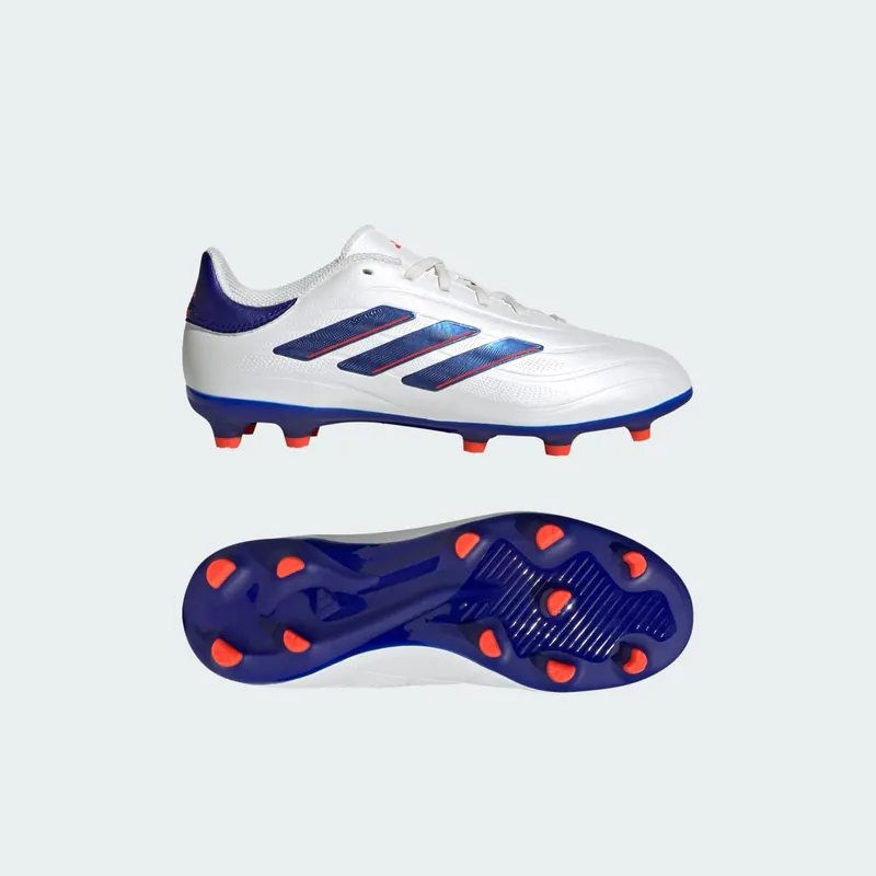 adidas Copa Pure 2 League FG Cloud White Lucid Blue Solar Red (IG6411)