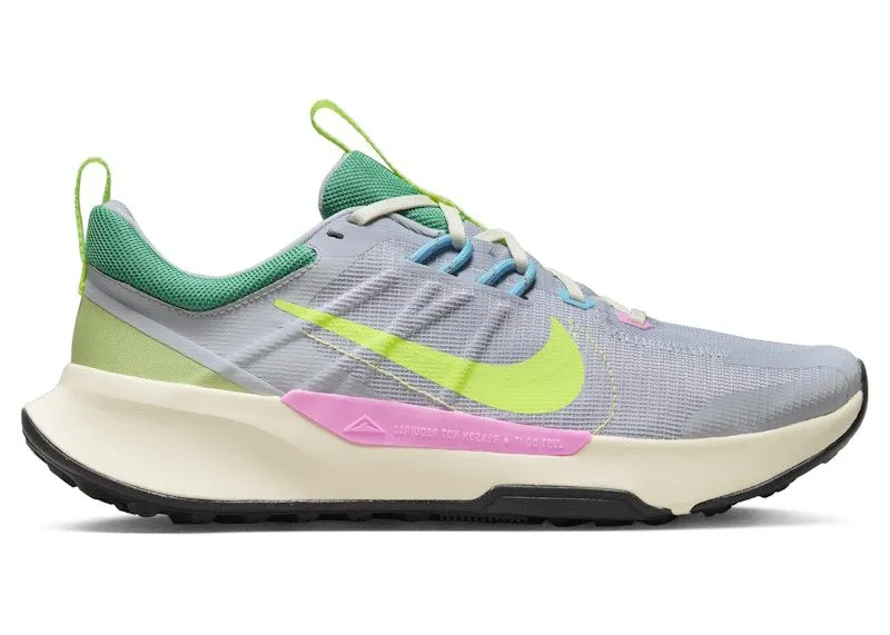 Nike Juniper Trail 2 Wolf Grey Pink Spell Stadium Green Volt (DM0822-004)